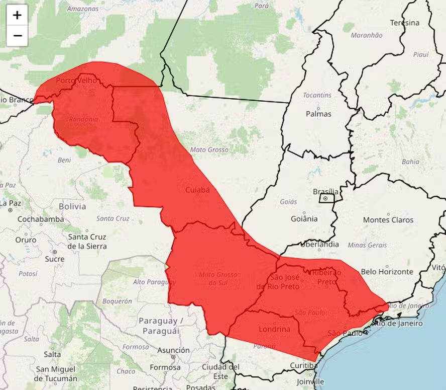 Onda de calor tem alerta vermelho de 'grande perigo' no Brasil noticia globo rural